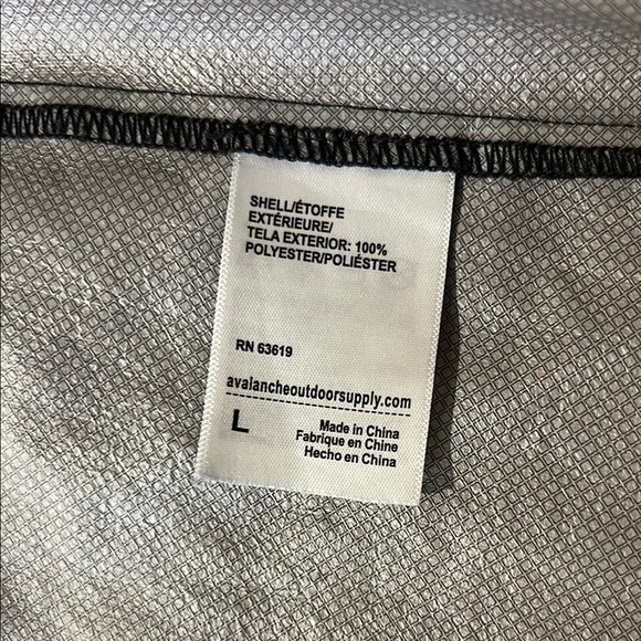 Avalanche Black Utility/Rain Jacket Durable lightweight Casual Wear. Large - Picture 14 of 14